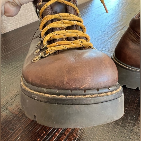 AE Footgear Y2K American Eagle Lug Sole Brown Men’s Sz 10 Leather Chunky main image 5